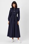 Monche Pelerinli Oversize Scuba Elbise