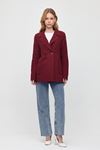 Monche Çift Cepli Oversize Keten Ceket