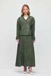 Monche Etekli Oversize Batik Desenli Takım